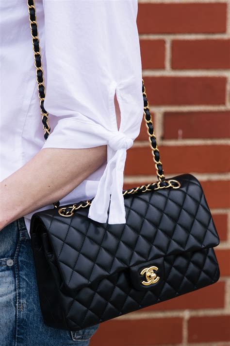 chanel dark gold pixelated medium classic flap|best Chanel flap.